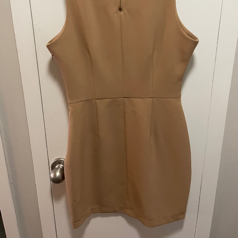 Tan Business Dress